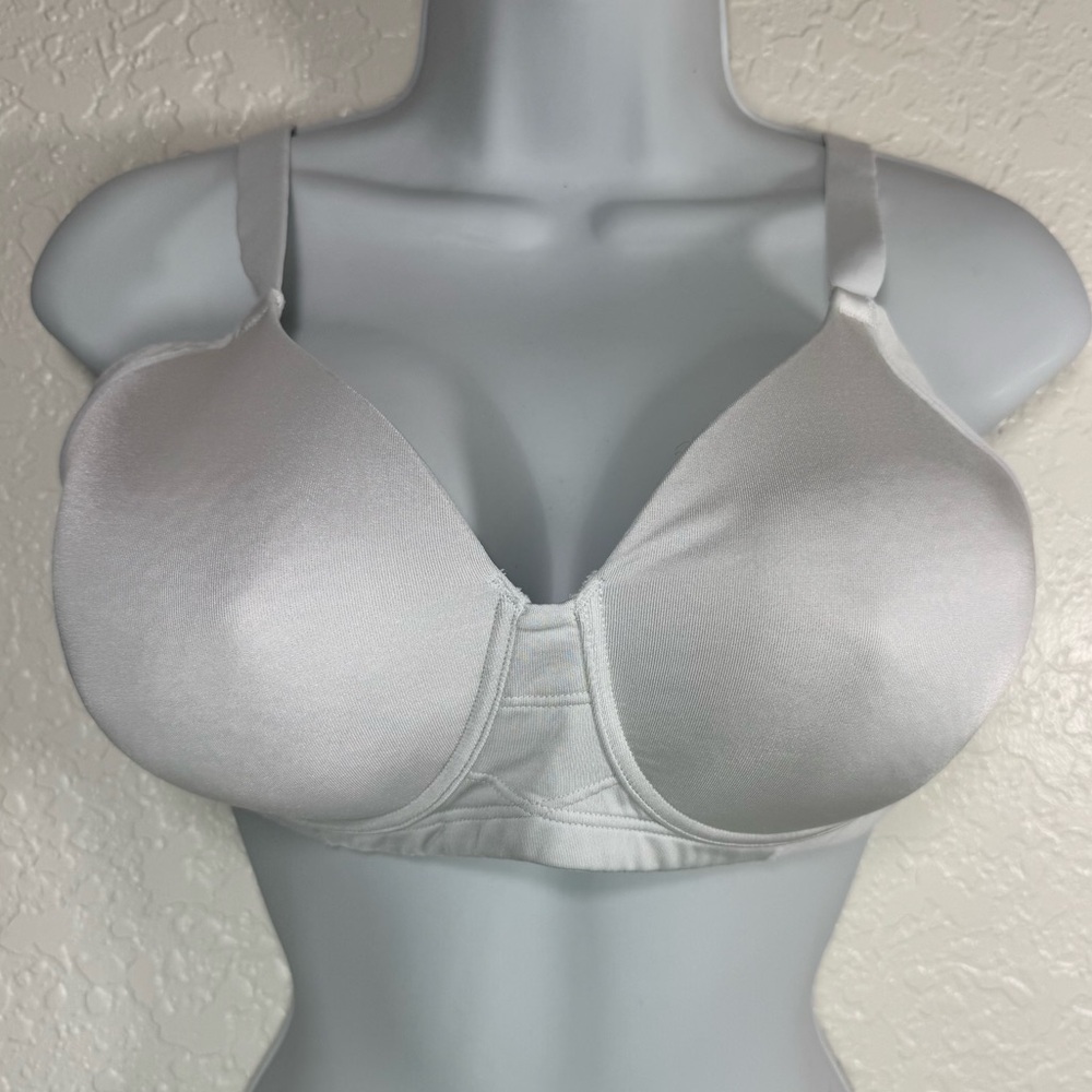 Vanity Fair Beauty Back Side Smoother Full Figure Wirefree Bra 38C White